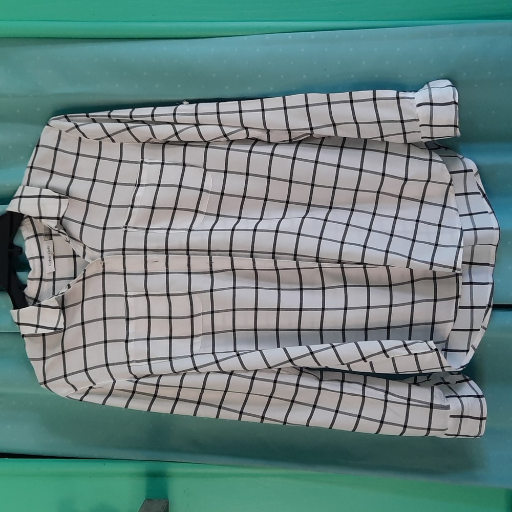 Calvin Klein women's button down shirt